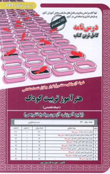 کتاب هنرآموز تربیت کودک حیطه تخصصی سامان سنجش